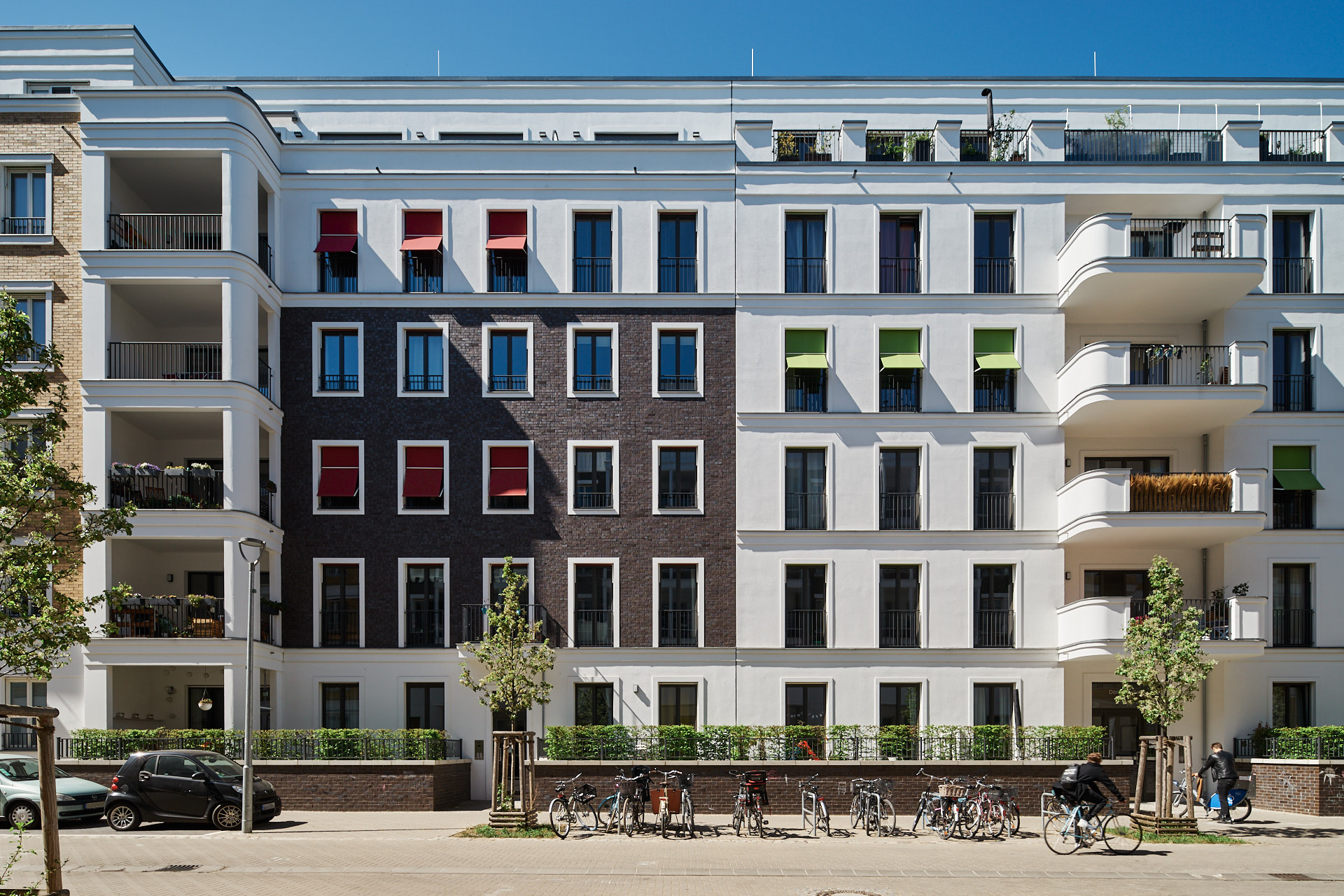 Eine neue Straße für den Friedrichshain, Fassaden Döringstraße 6 und 8, Berlin