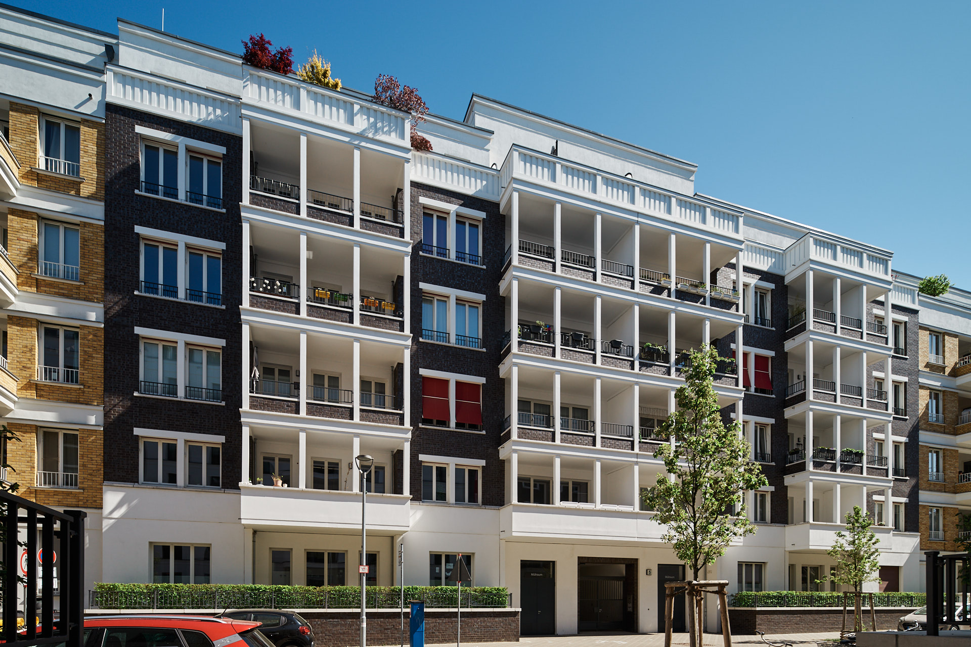Wohnhaus mit Hofdurchgang, Klinkerfassade Döringstraße 5, Berlin