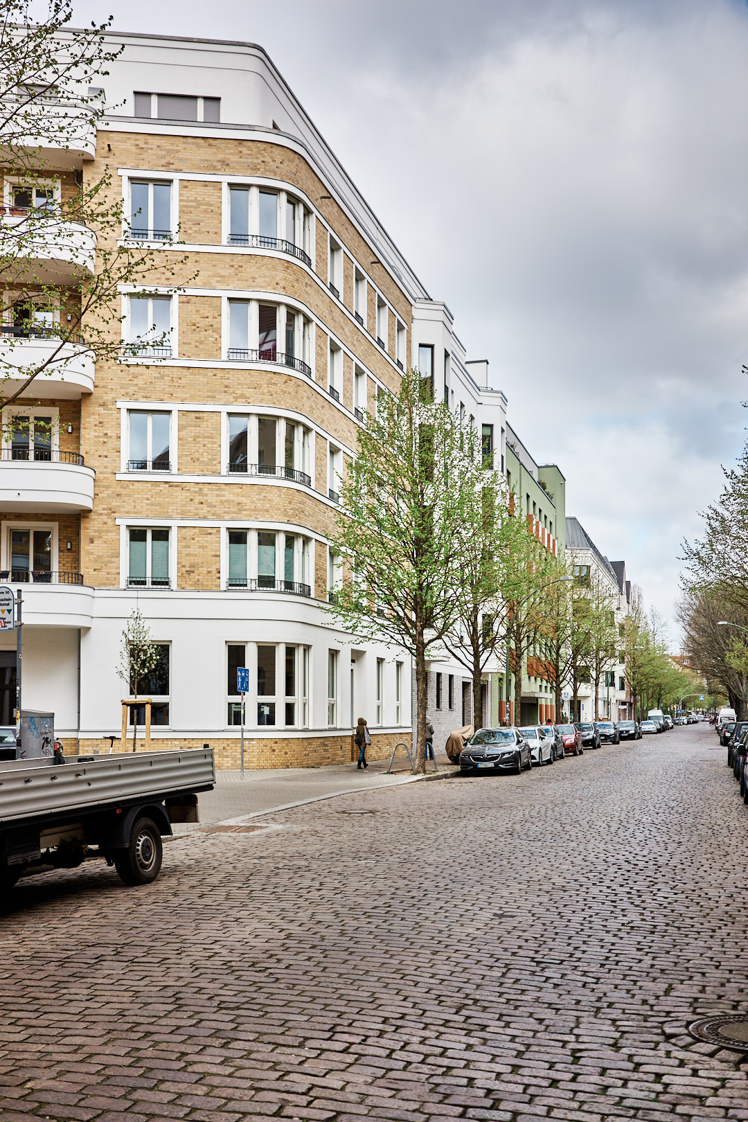 Fertigstellung Döringstraße, Blick entlang Simplonstraße, Berlin